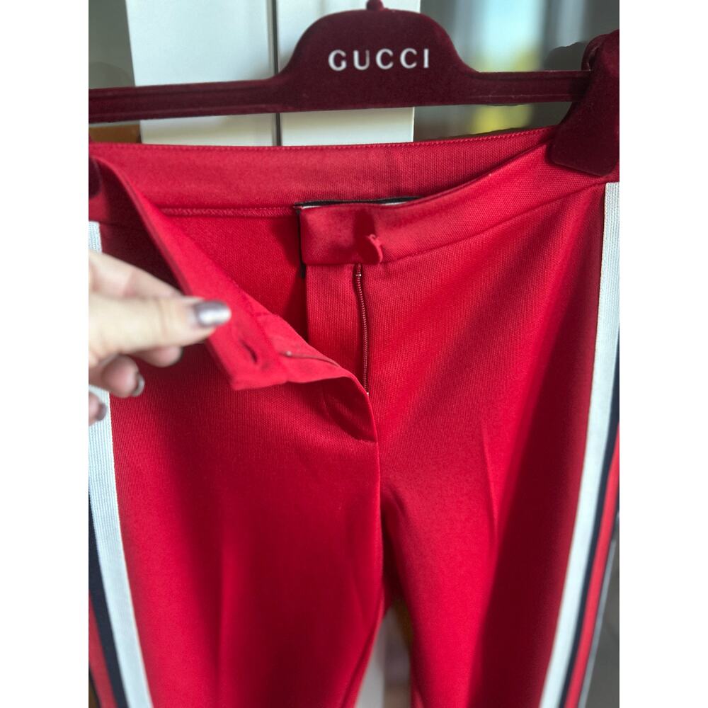 Gucci Sylvie Web Stripe Removable Stirrup Legging Pants, XS - Picture 3 of 10